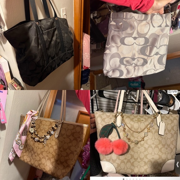 Coach Handbags - COACH BUNDLE of 4 items